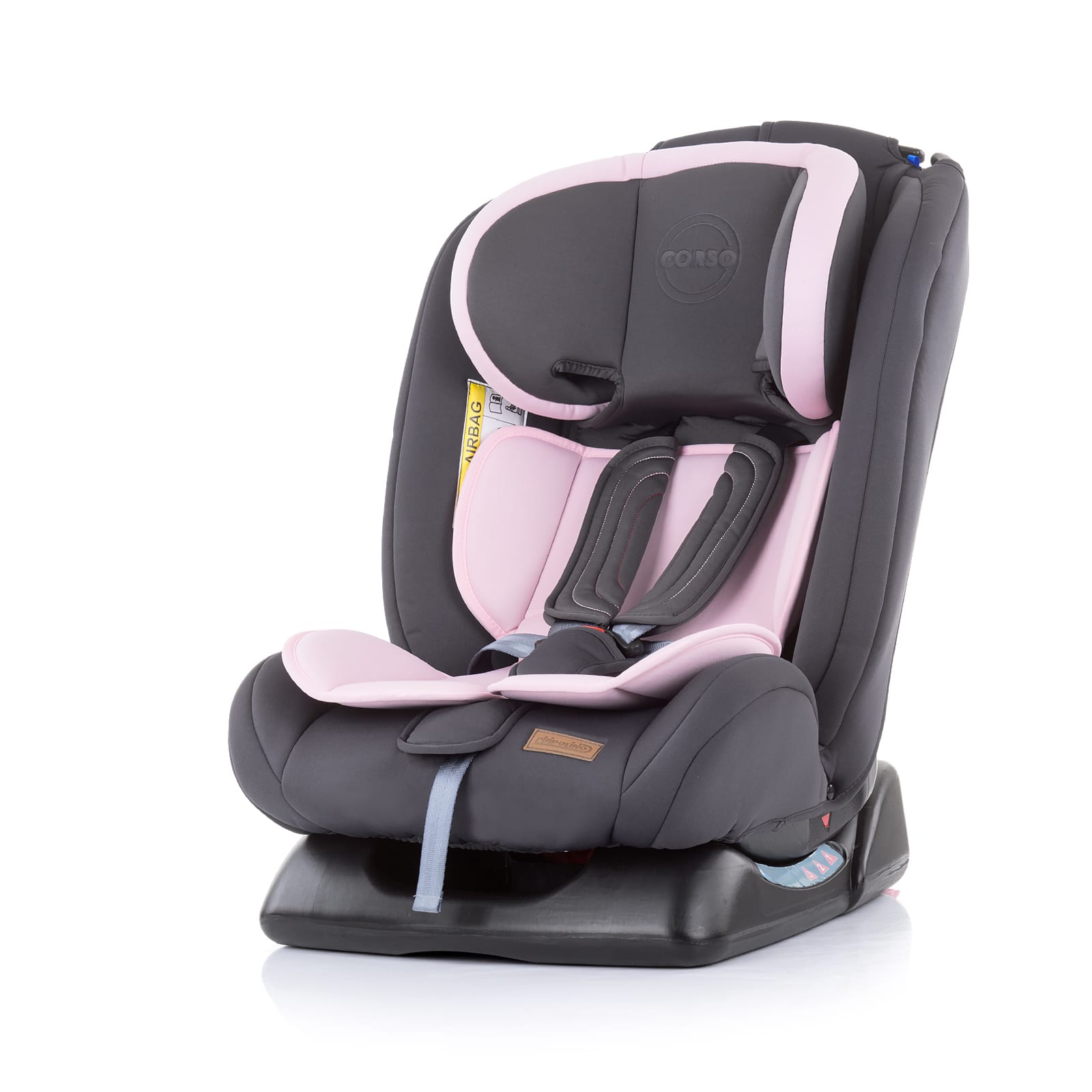 Autostoel Corso baby roze geschikt voor groep 0+, I, II en III (0-36 kg.)