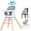 Kinderstoel rotto grijs platina; product afbeelding